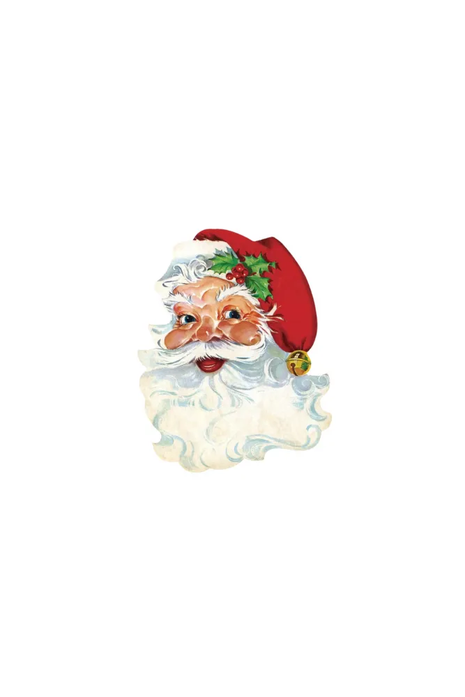 Jolly Santa Die Cut Placemats