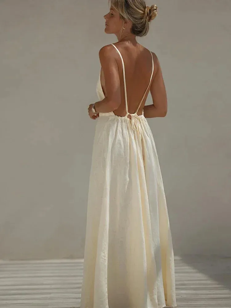 Karli - Elegant backless dress