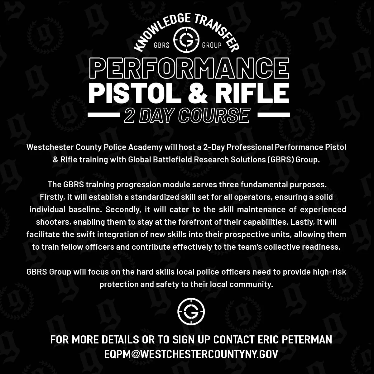 Knowledge Transfer | LEO 2-Day Professional Performance Pistol & Rifle Course