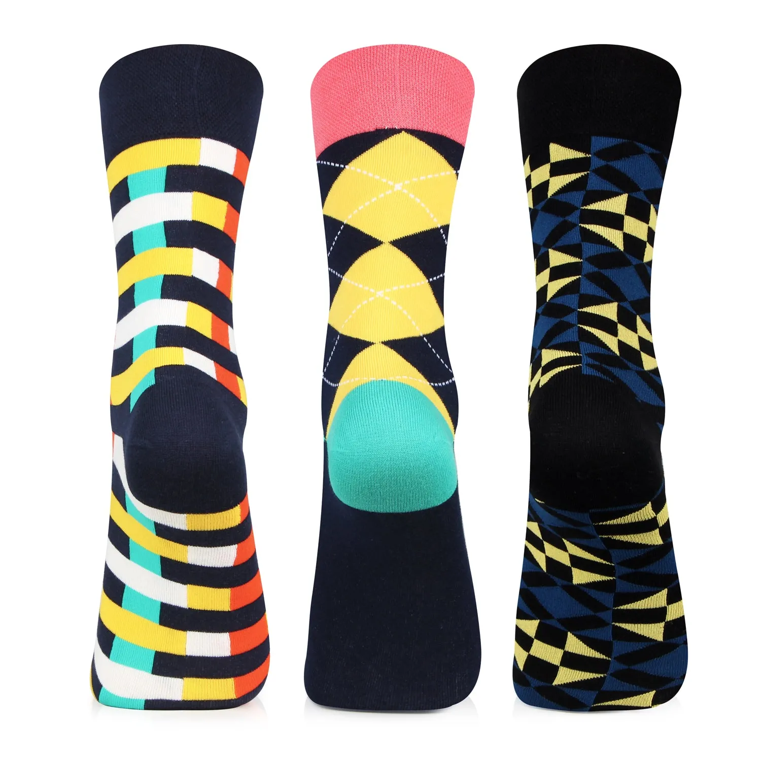 Men's Pattern Paradise Elite Socks - Pack of 3