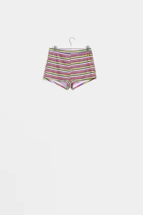 Misfit leone swim short - violet stripe