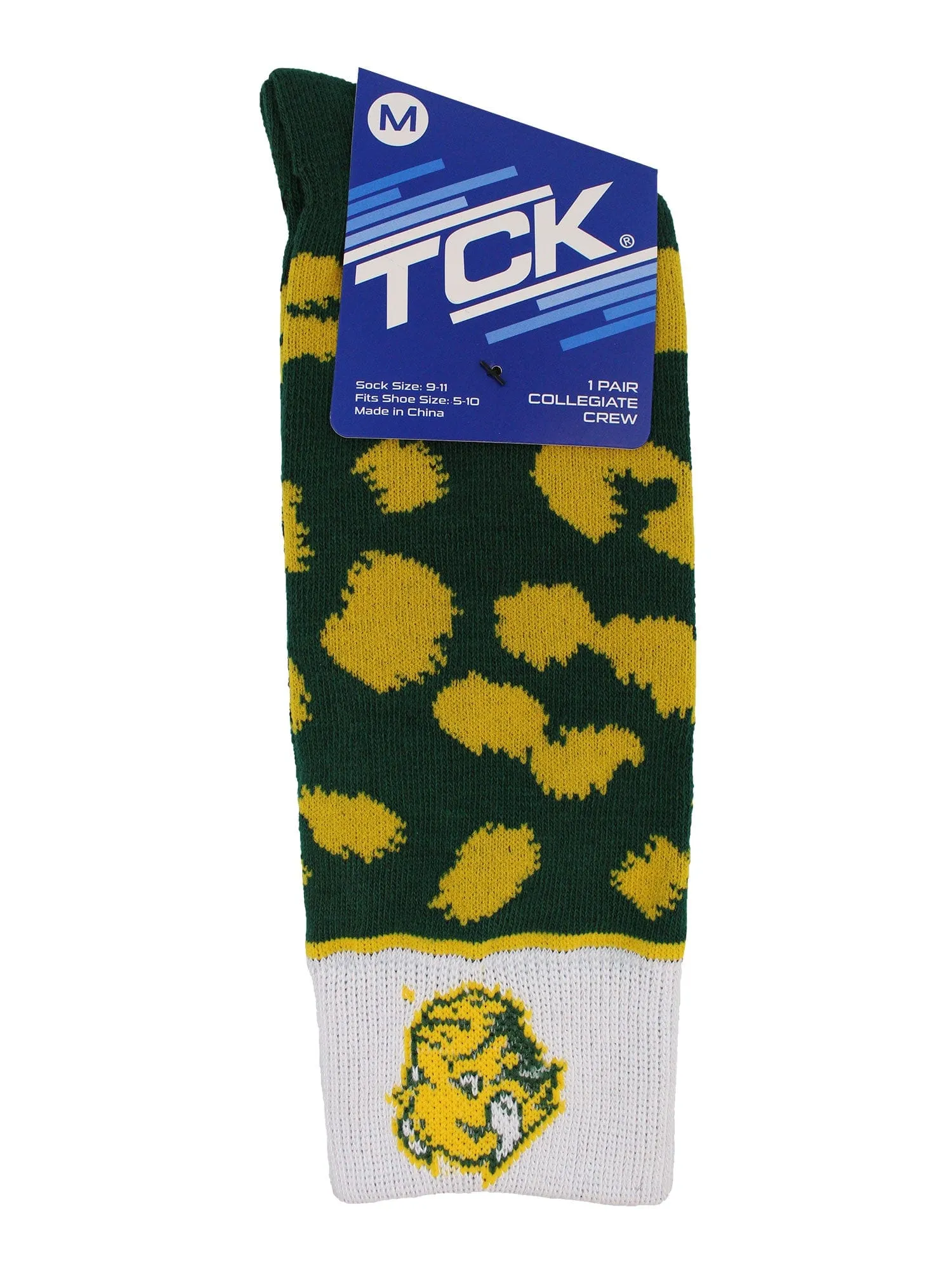 North Dakota State Bison Socks Womens Savage Crew Socks