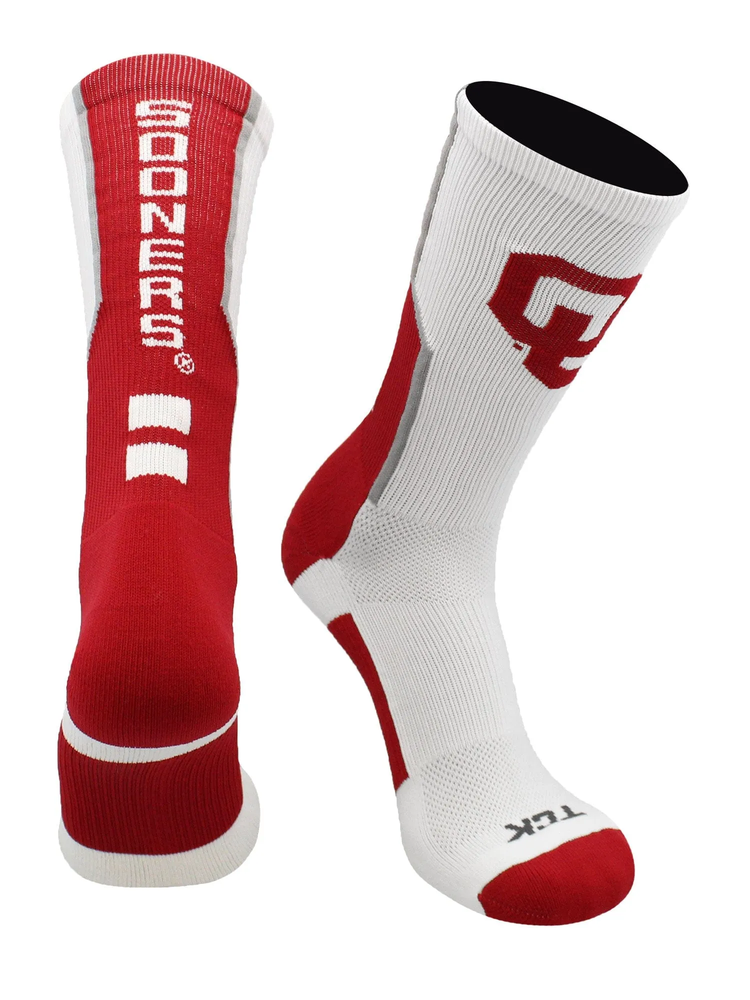 Oklahoma Sooners Socks Perimeter Crew