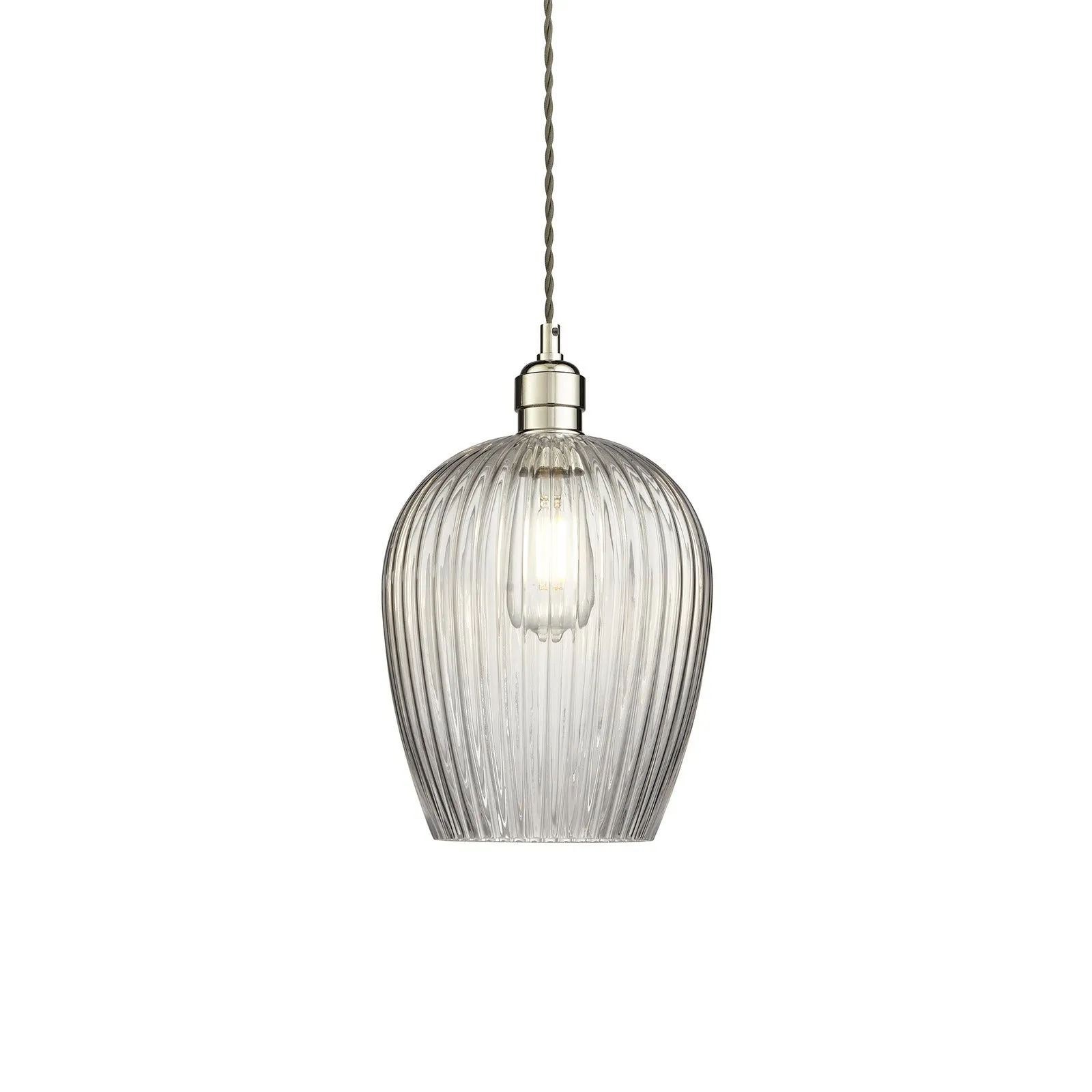 Olympia Ribbed Pendant Small