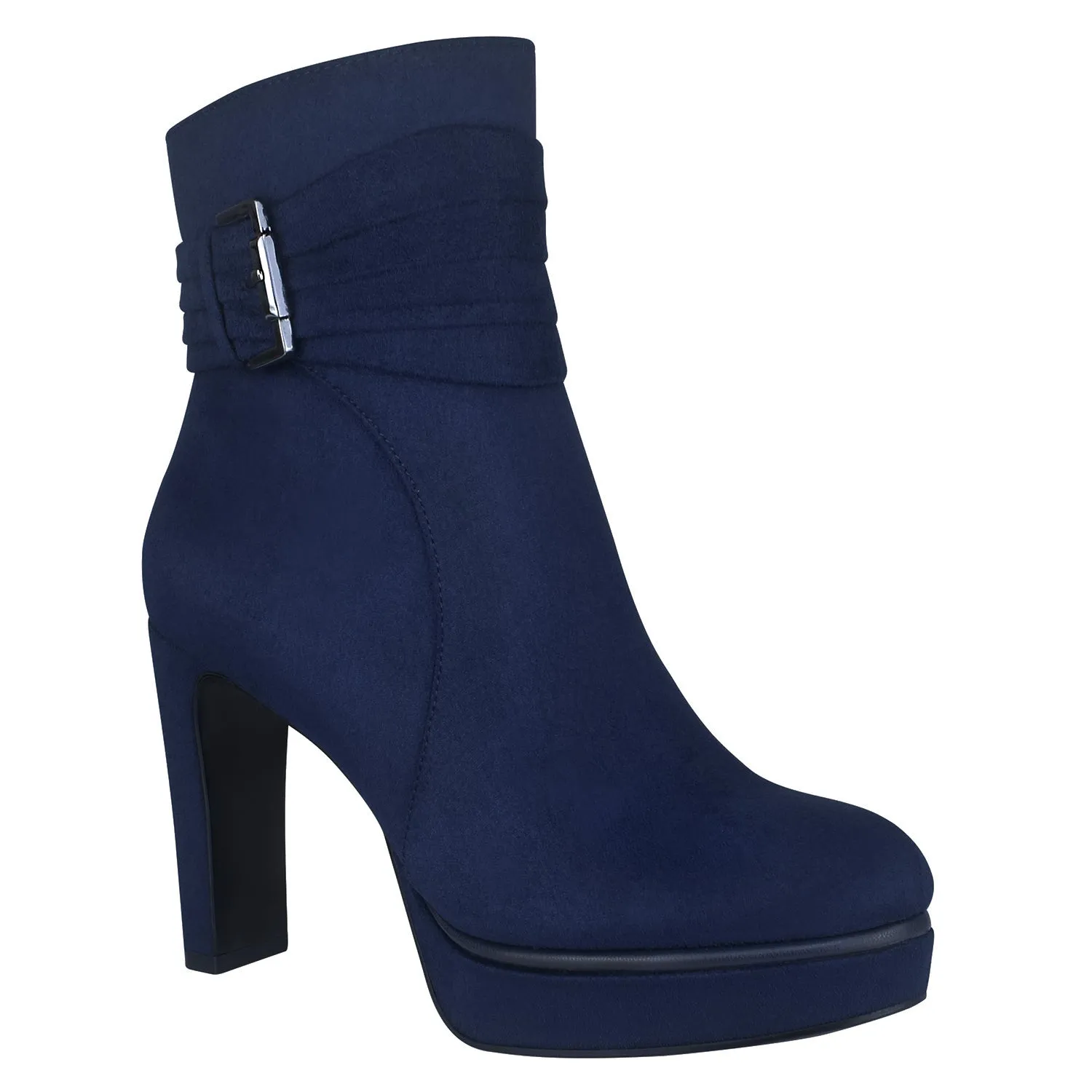 Omira Platform Ankle Bootie with Memory Foam