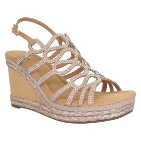 Orleans Platform Wedge Sandal with Memory Foam