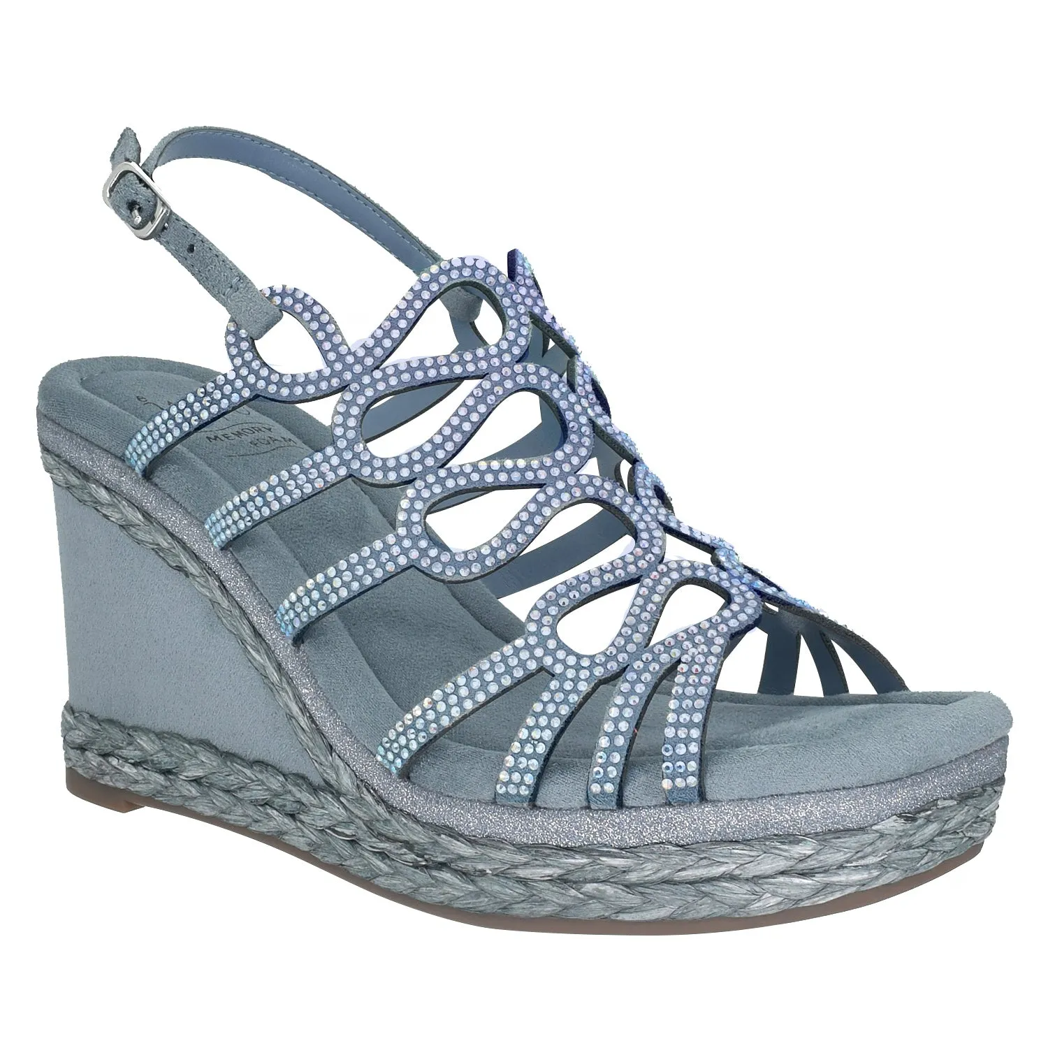 Orleans Platform Wedge Sandal with Memory Foam