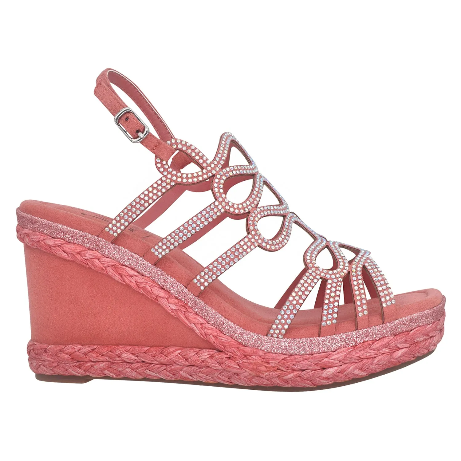 Orleans Platform Wedge Sandal with Memory Foam