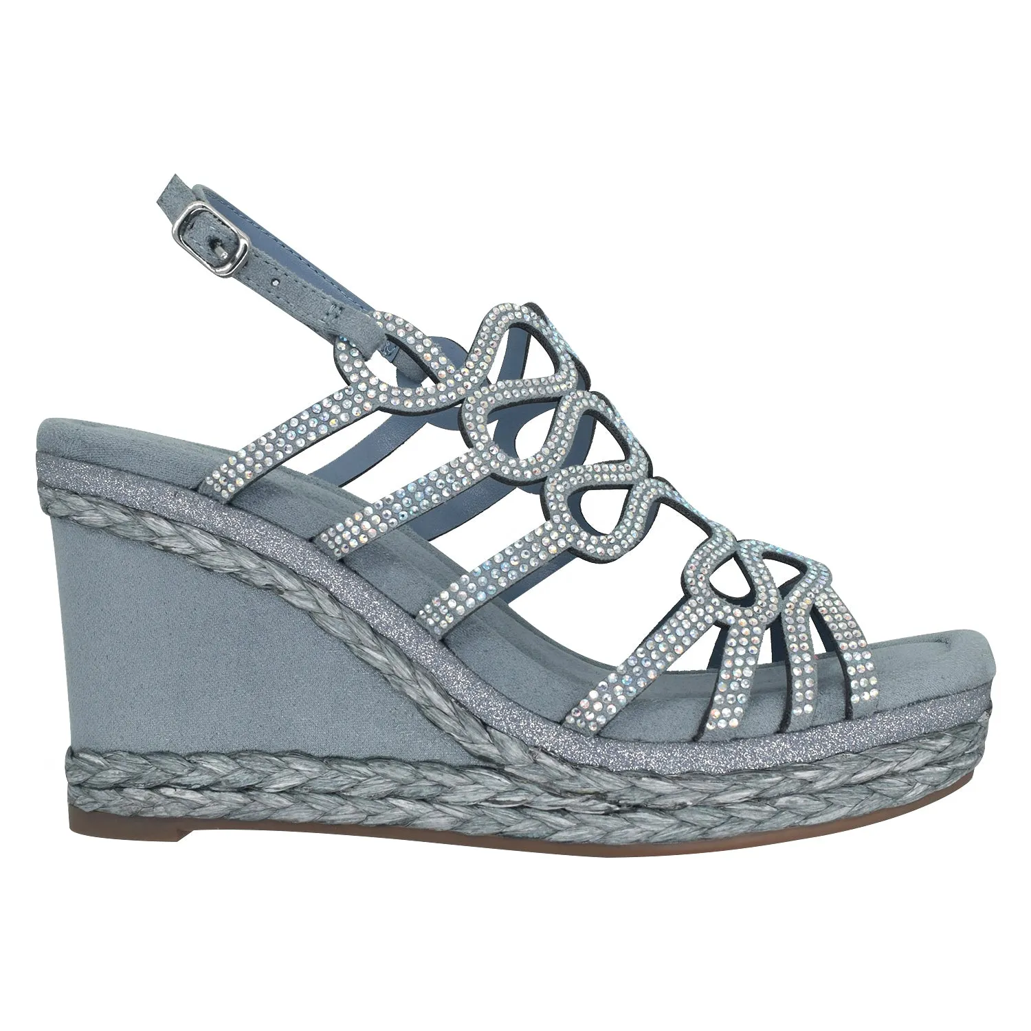 Orleans Platform Wedge Sandal with Memory Foam