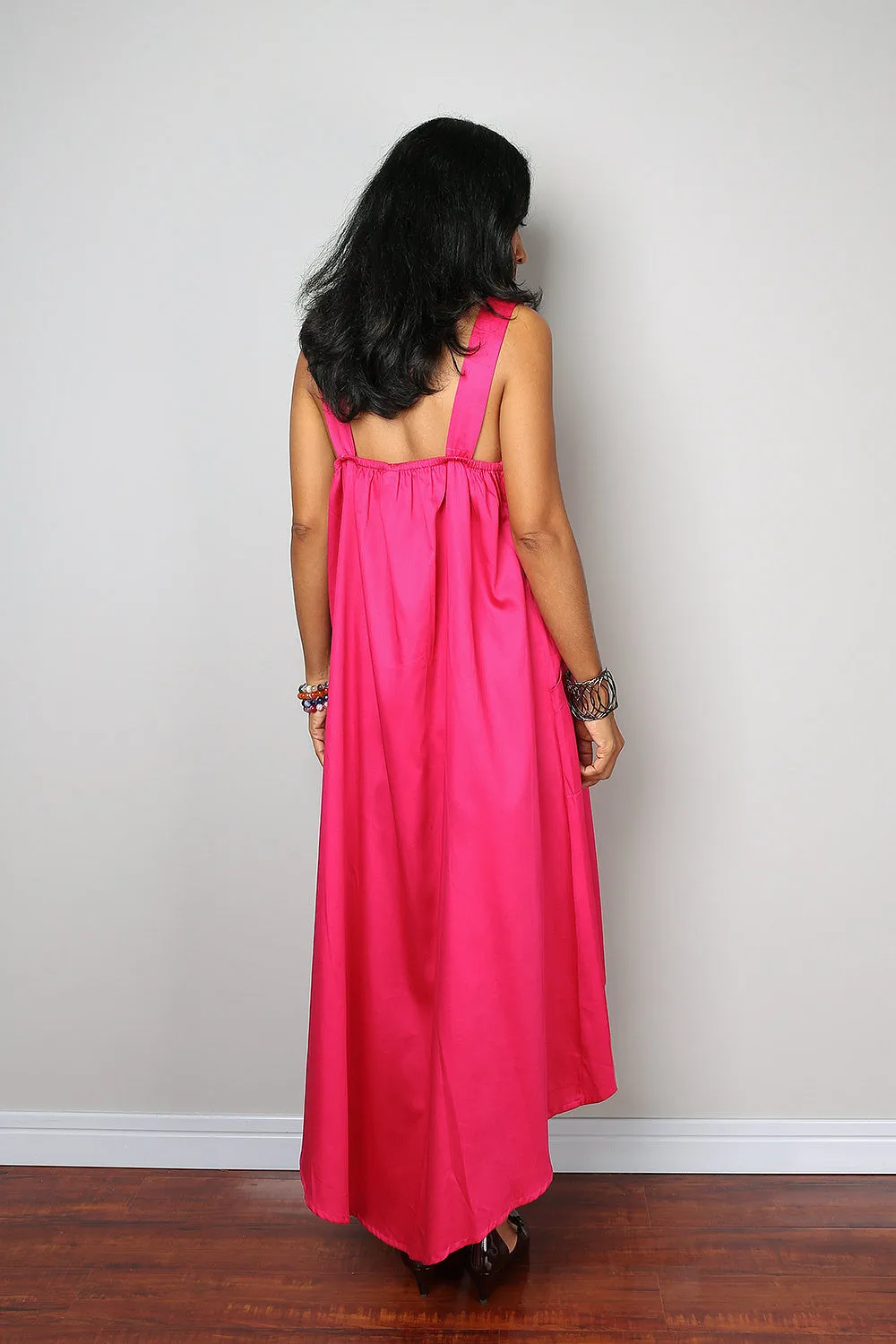 Pink Dress - Hot Pink Halter Dress : Let's Party Collection 2015