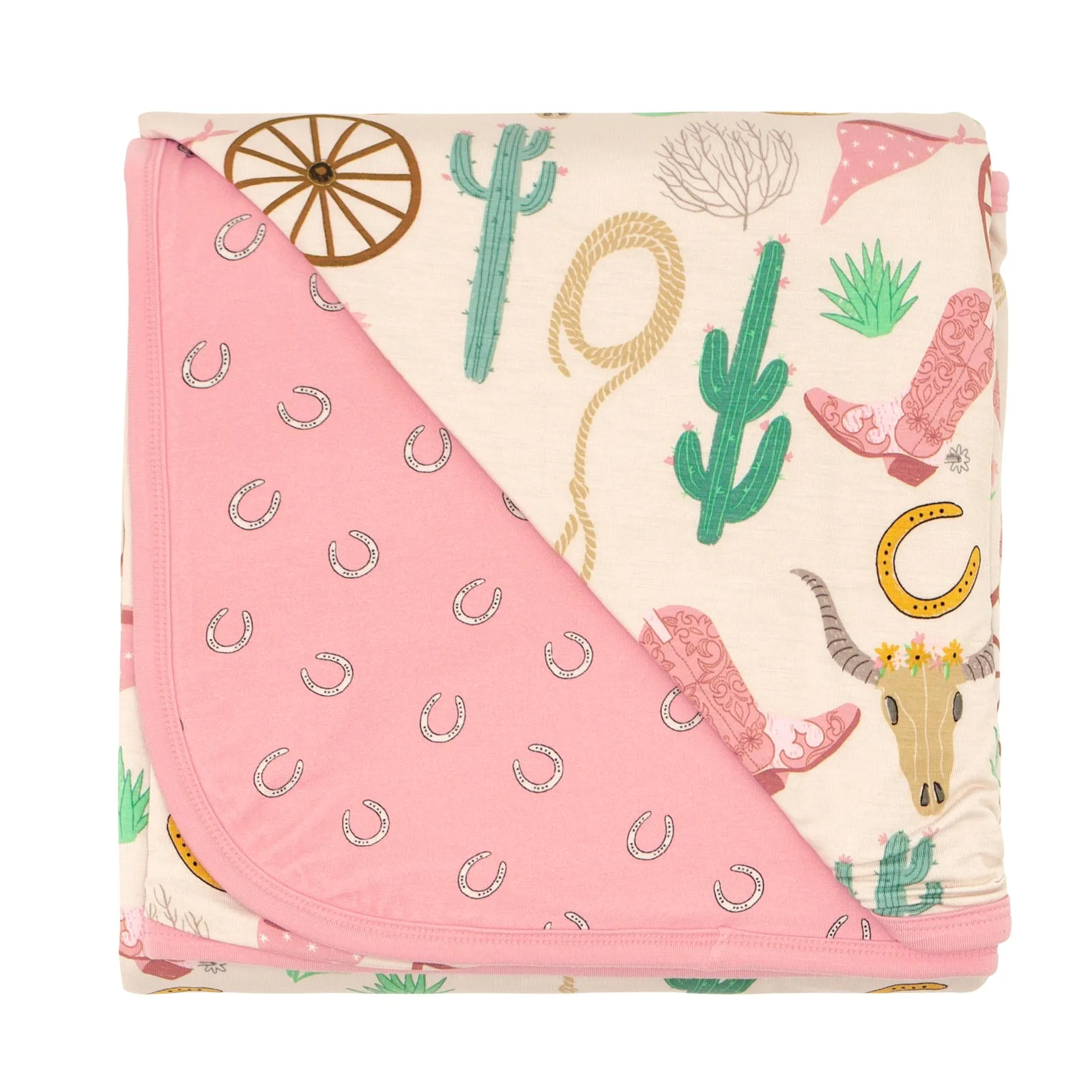 Pink Ready to Rodeo Large Cloud Blanket®