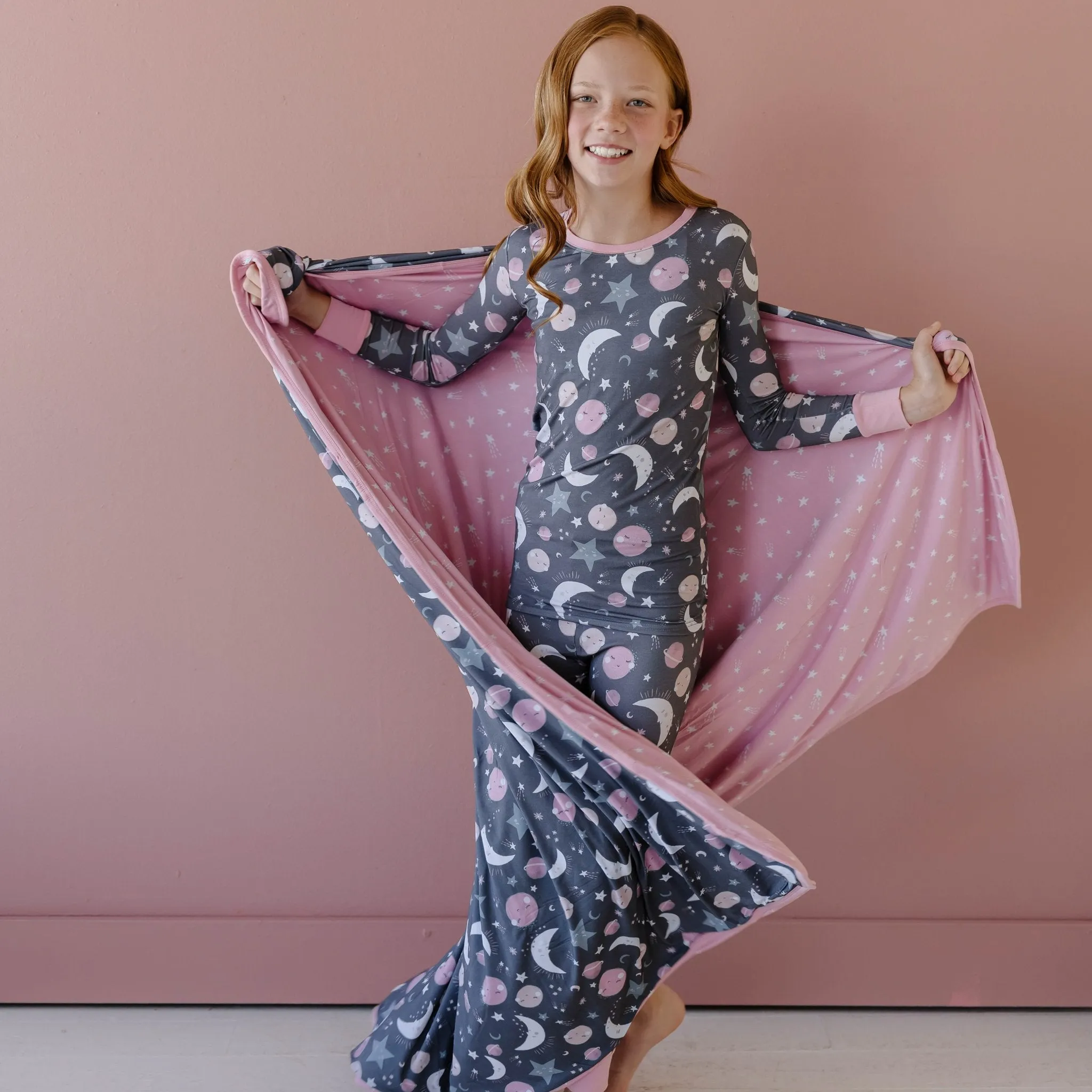 Pink To the Moon & Back Large Cloud Blanket®