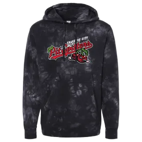 Primary Logo Tie-Dye Black Hoodie