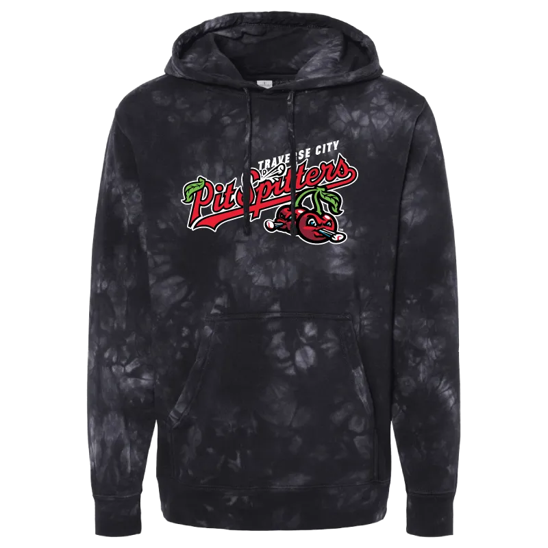 Primary Logo Tie-Dye Black Hoodie