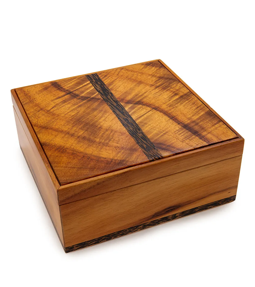 "Innocence" Koa Marquetry Box