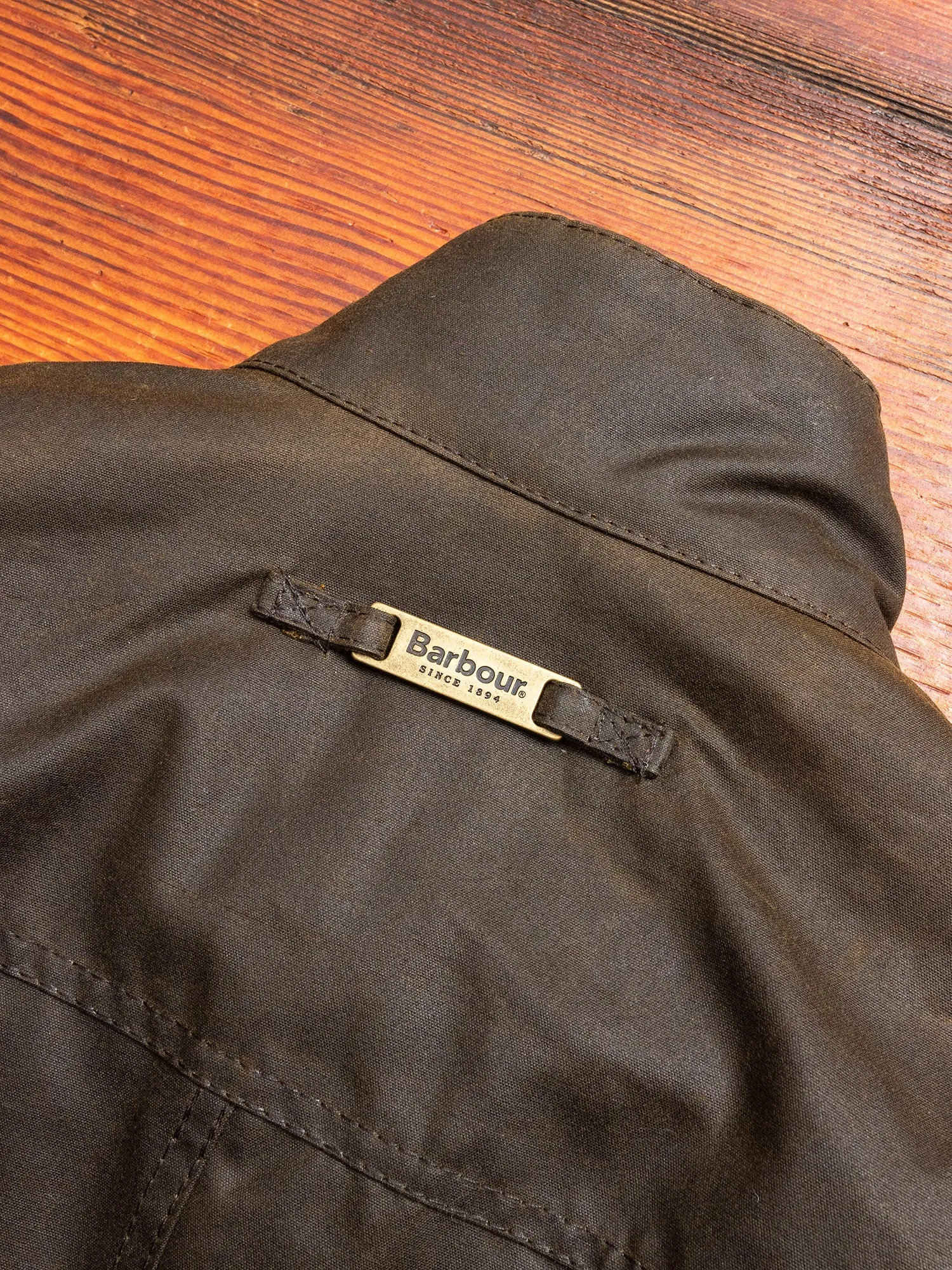 "Ogston" Wax Jacket in Olive