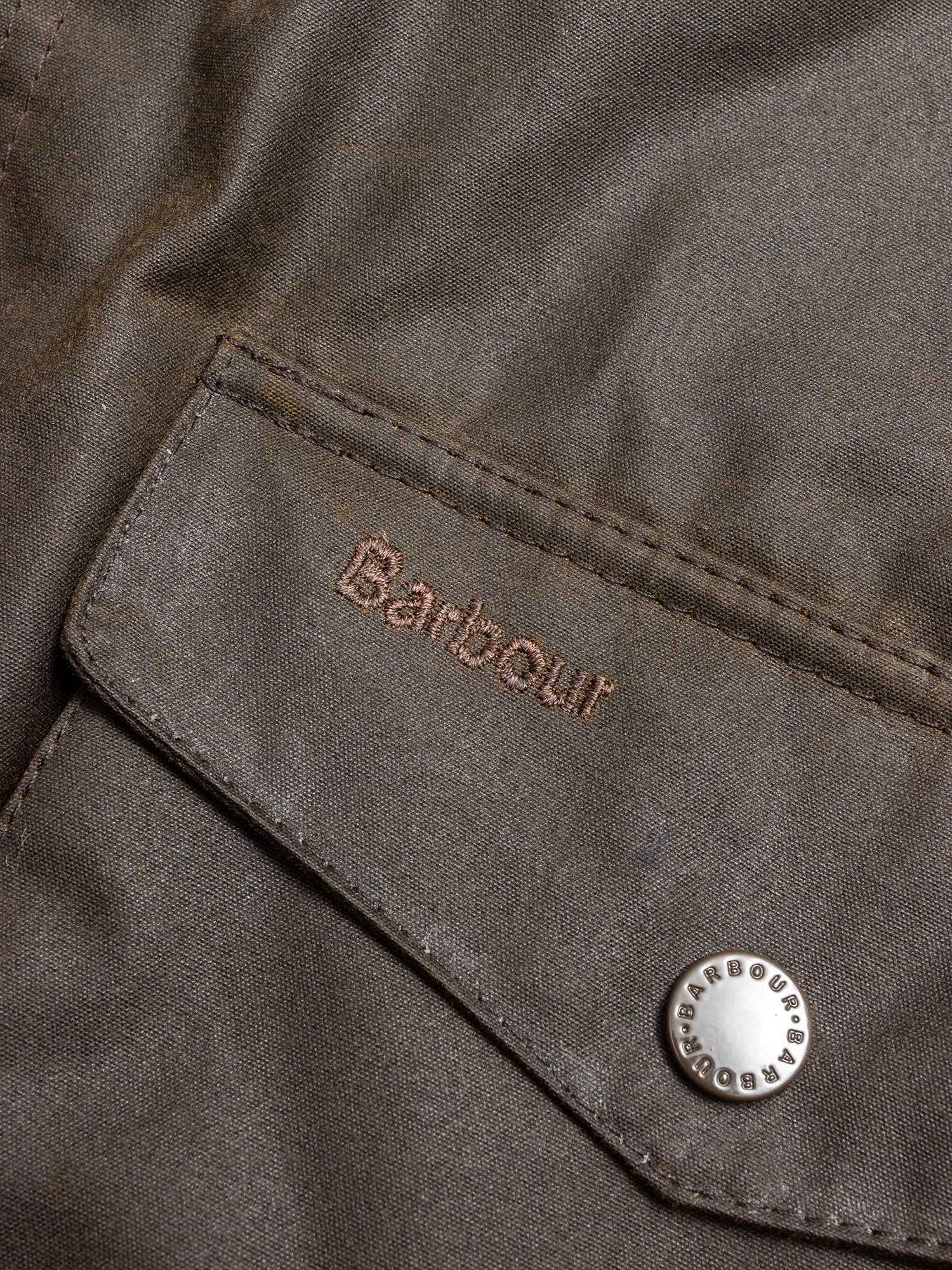 "Ogston" Wax Jacket in Olive