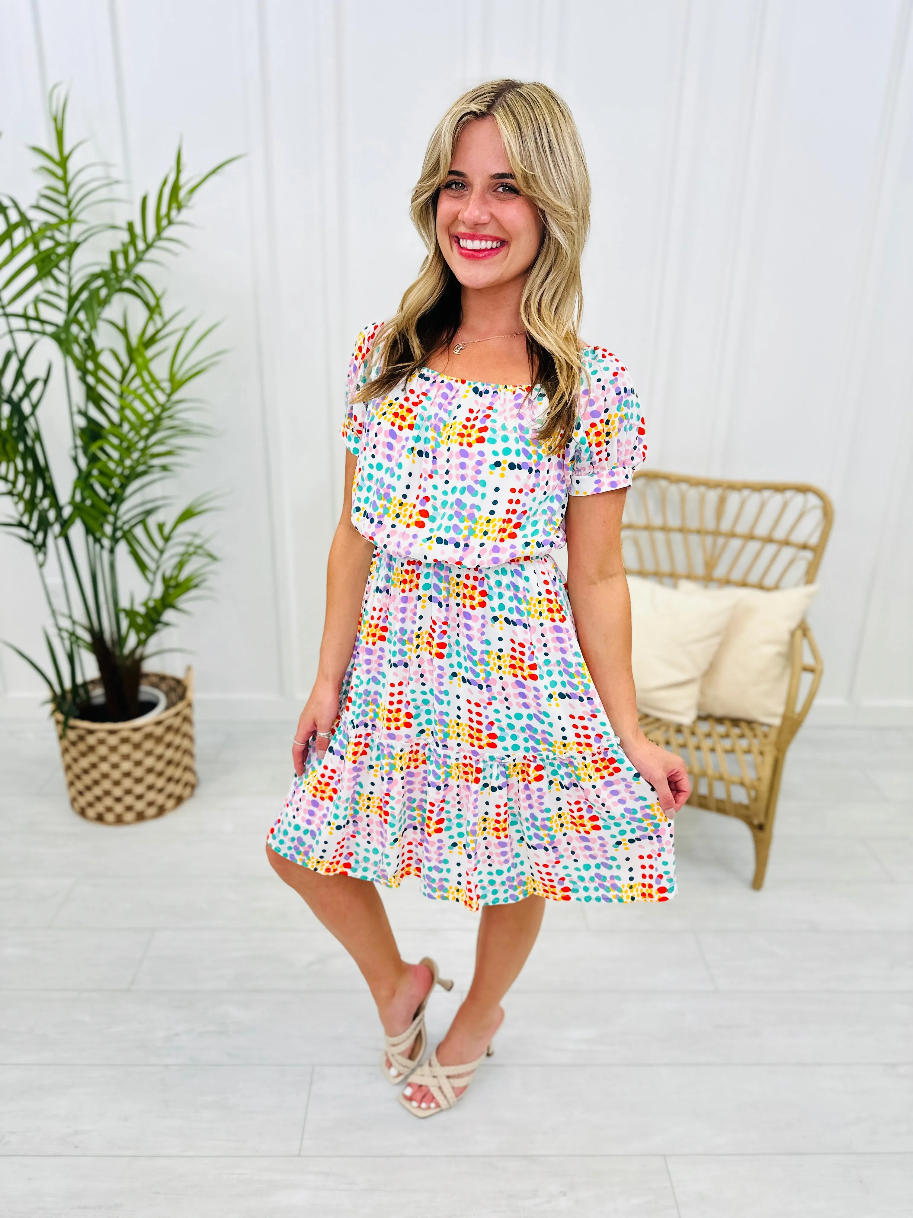 REG/CURVY Petal Picking Dress