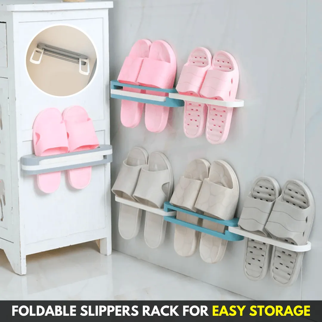 Space Saver - Wall Mounted Slipper Rack