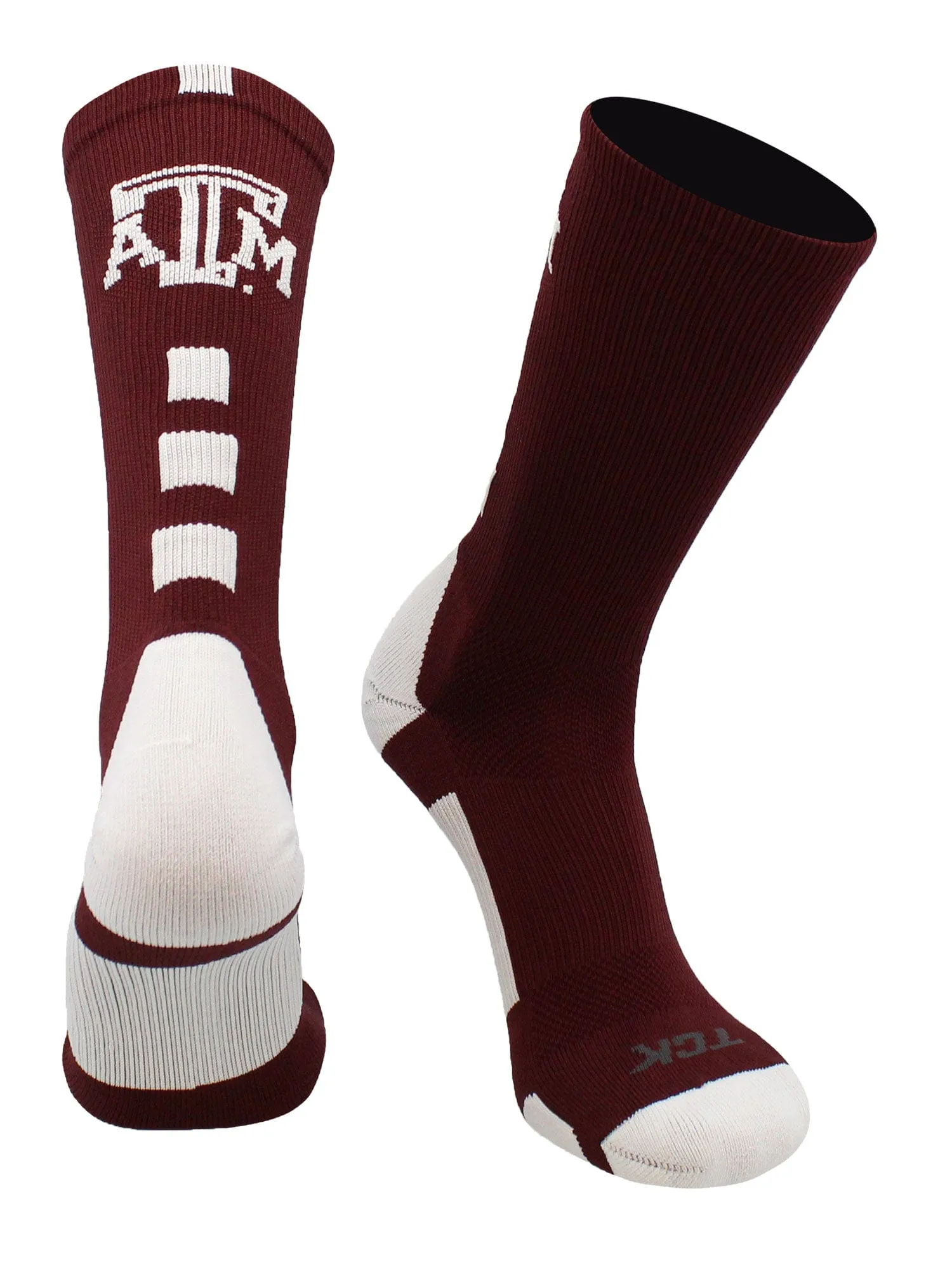 Texas A&amp;M Aggies Socks Baseline Crew