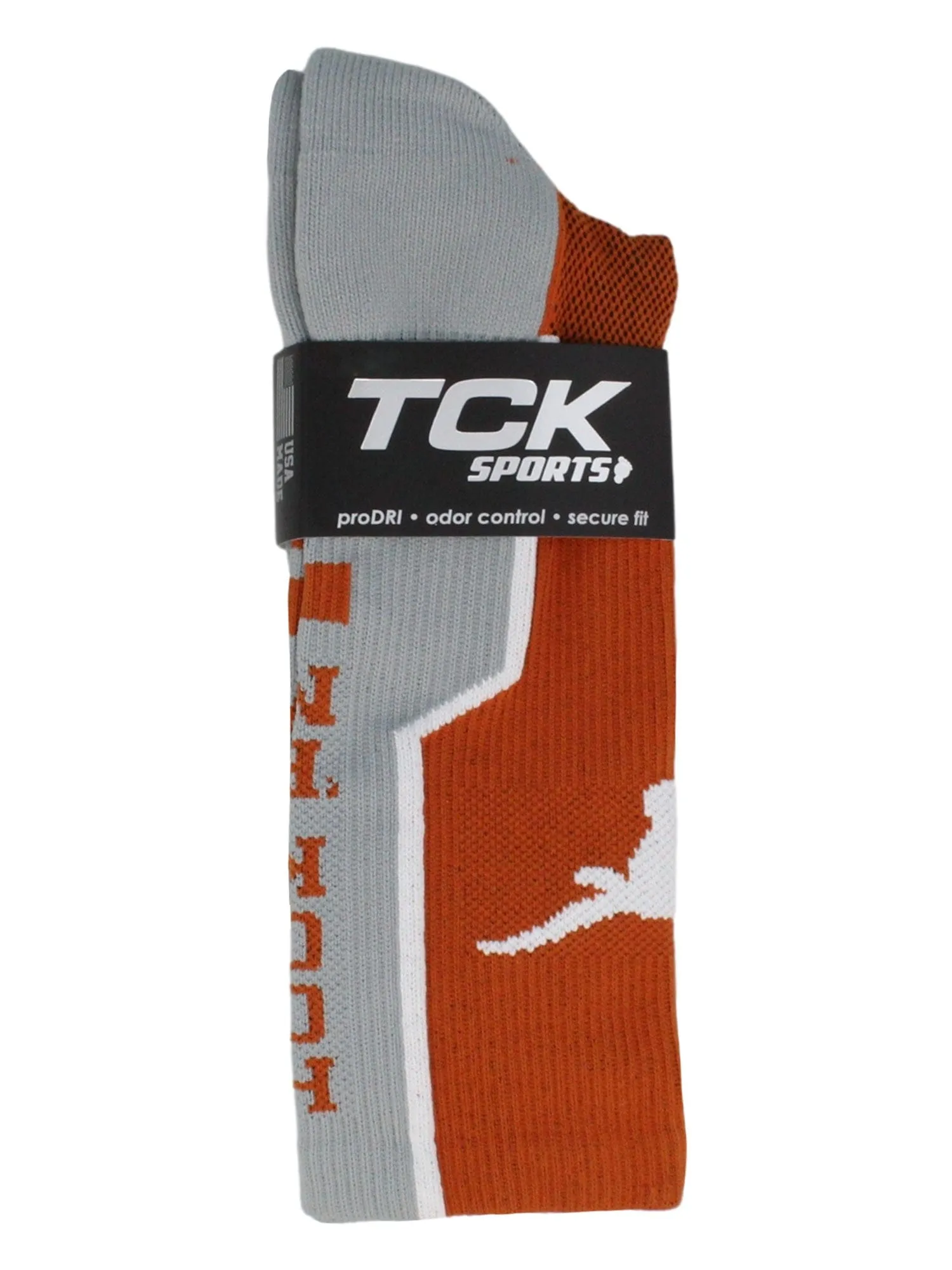 Texas Longhorns Perimeter Crew Socks