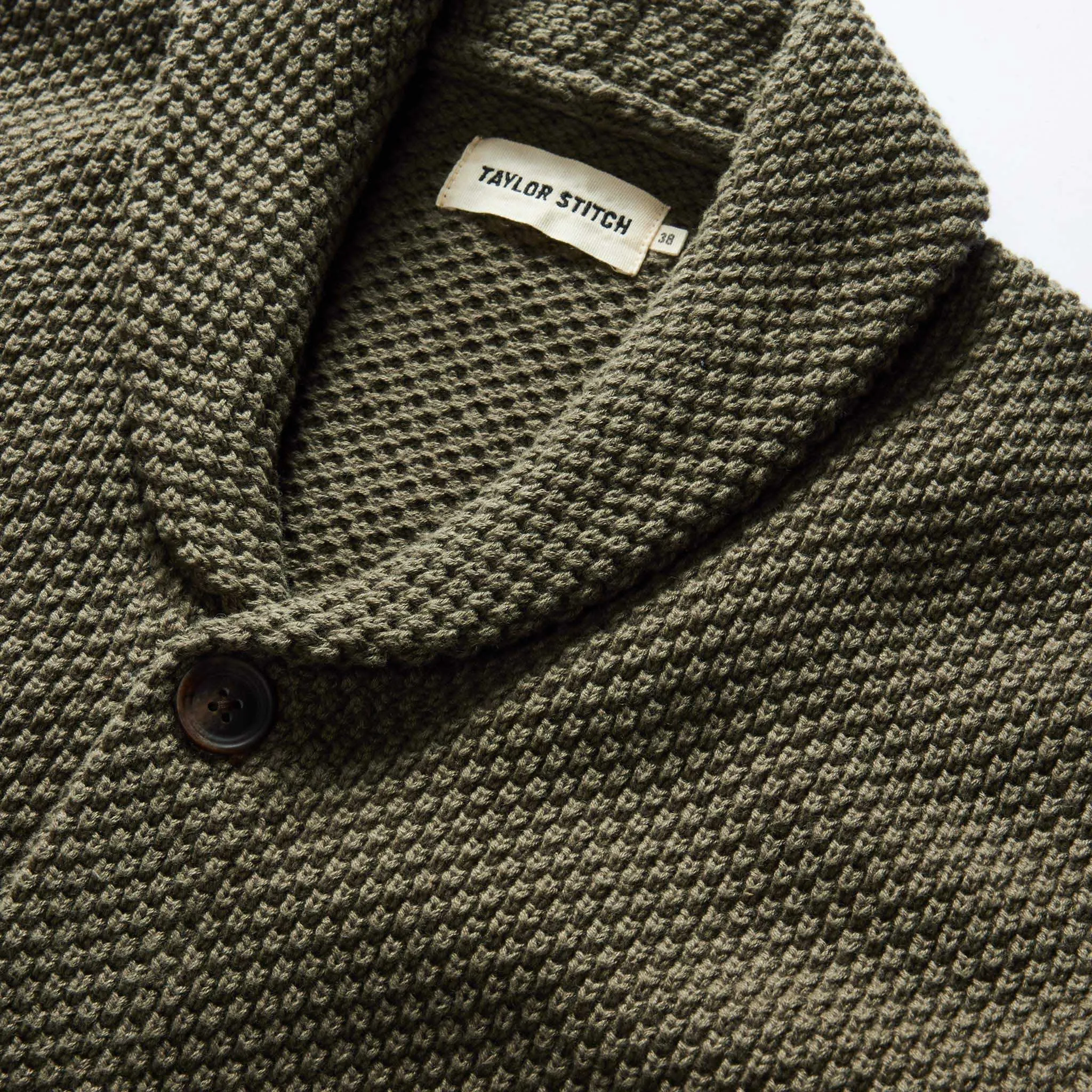 The Crawford Sweater in Fatigue Olive