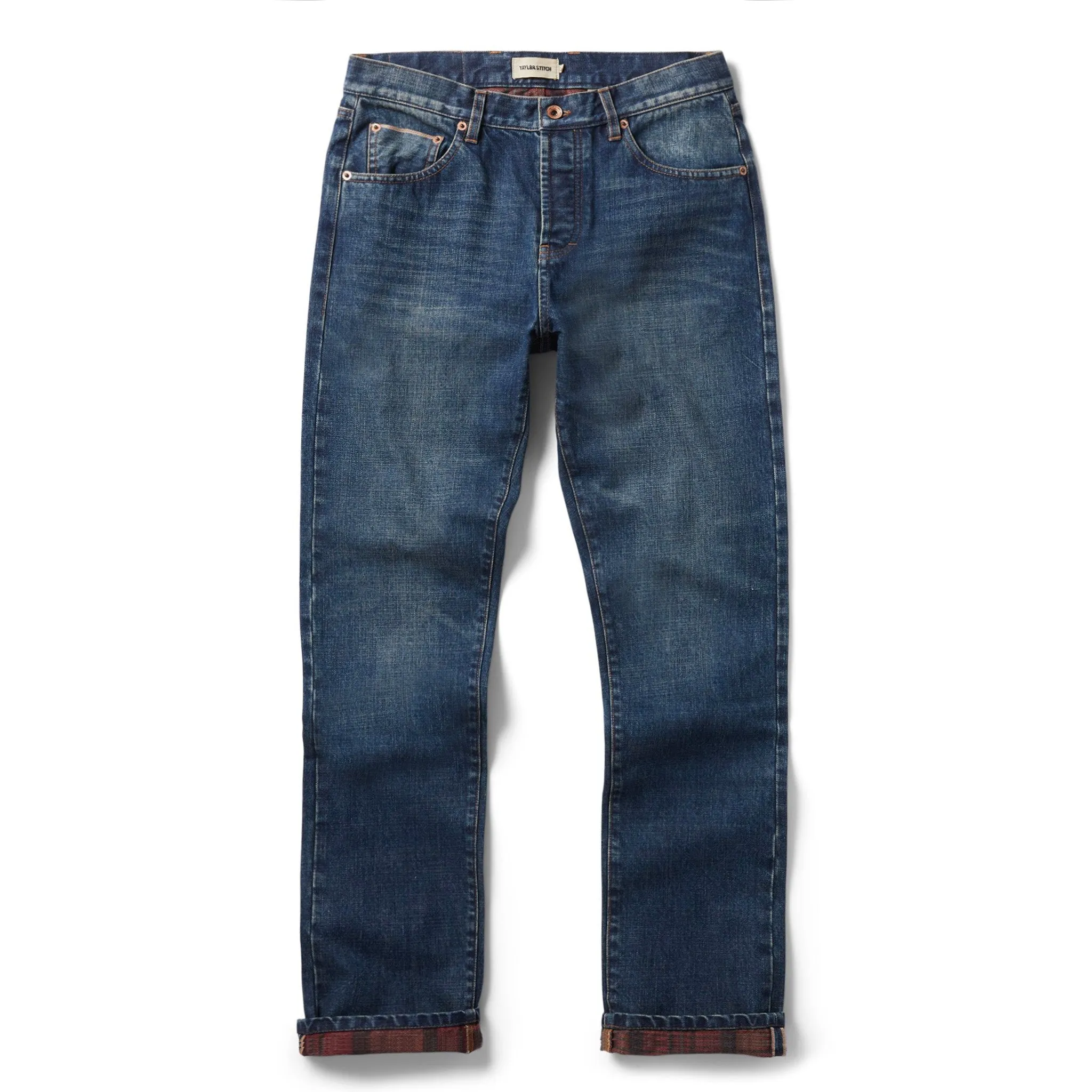 The Democratic Brushed Back Jean in Sawyer Wash Organic Selvage