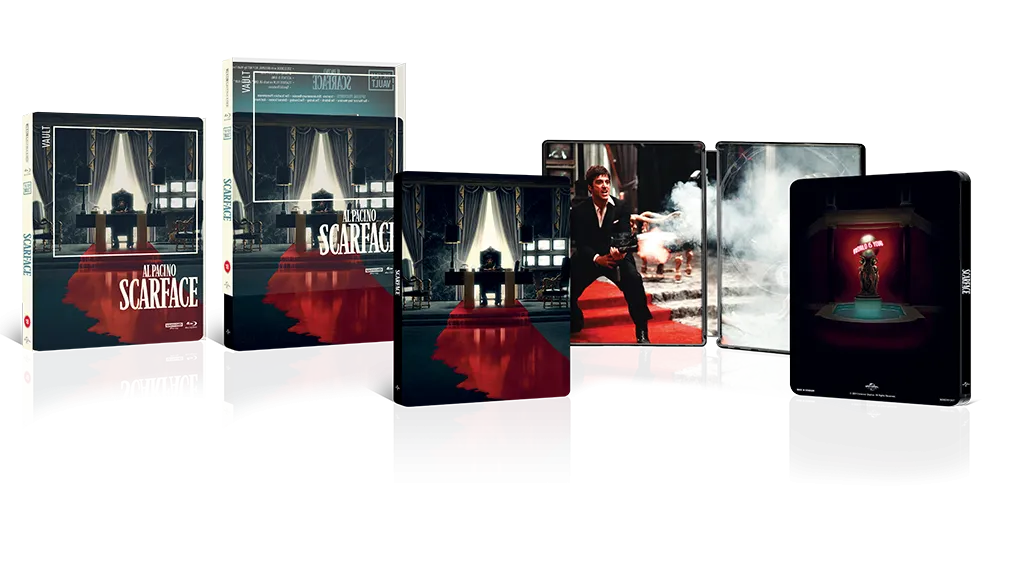 The Film Vault - Scarface 4K UHD Steelbook & Exclusive Poster