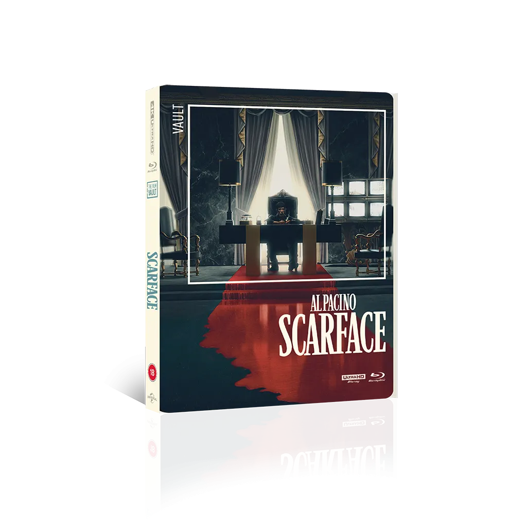 The Film Vault - Scarface 4K UHD Steelbook & Exclusive Poster