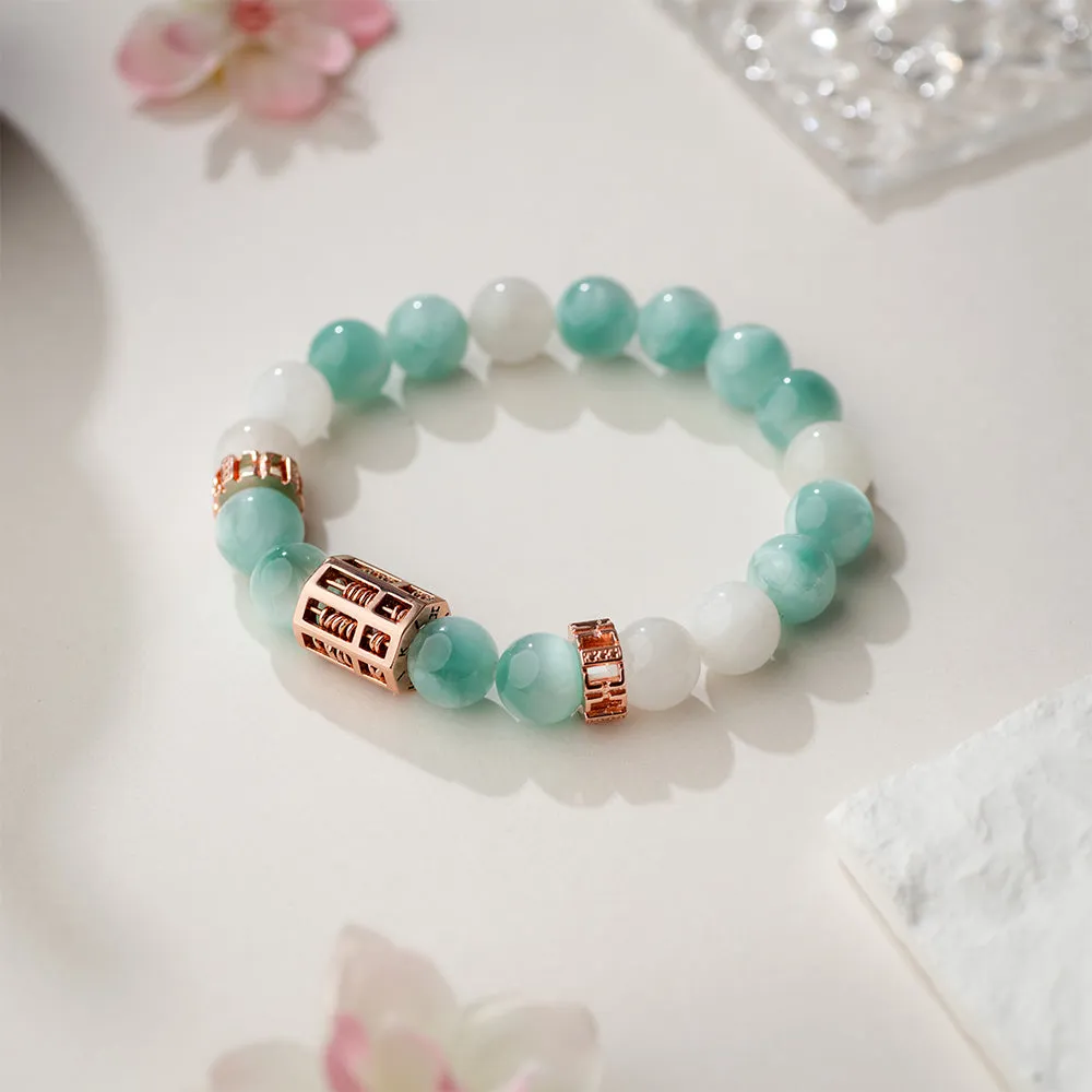 Triple Wealth Abacus Bracelet - The Clover