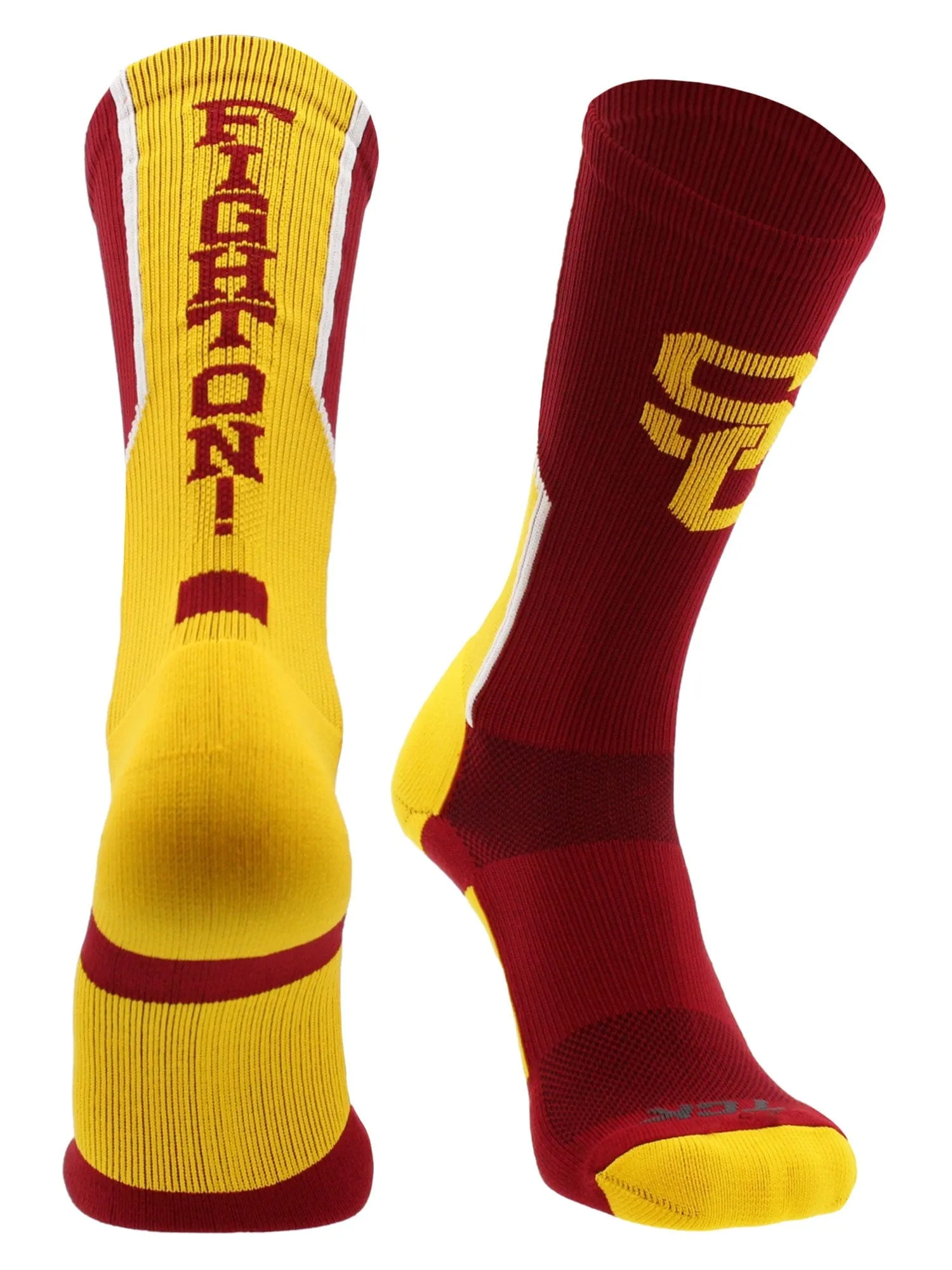 USC Trojans Perimeter Crew Socks