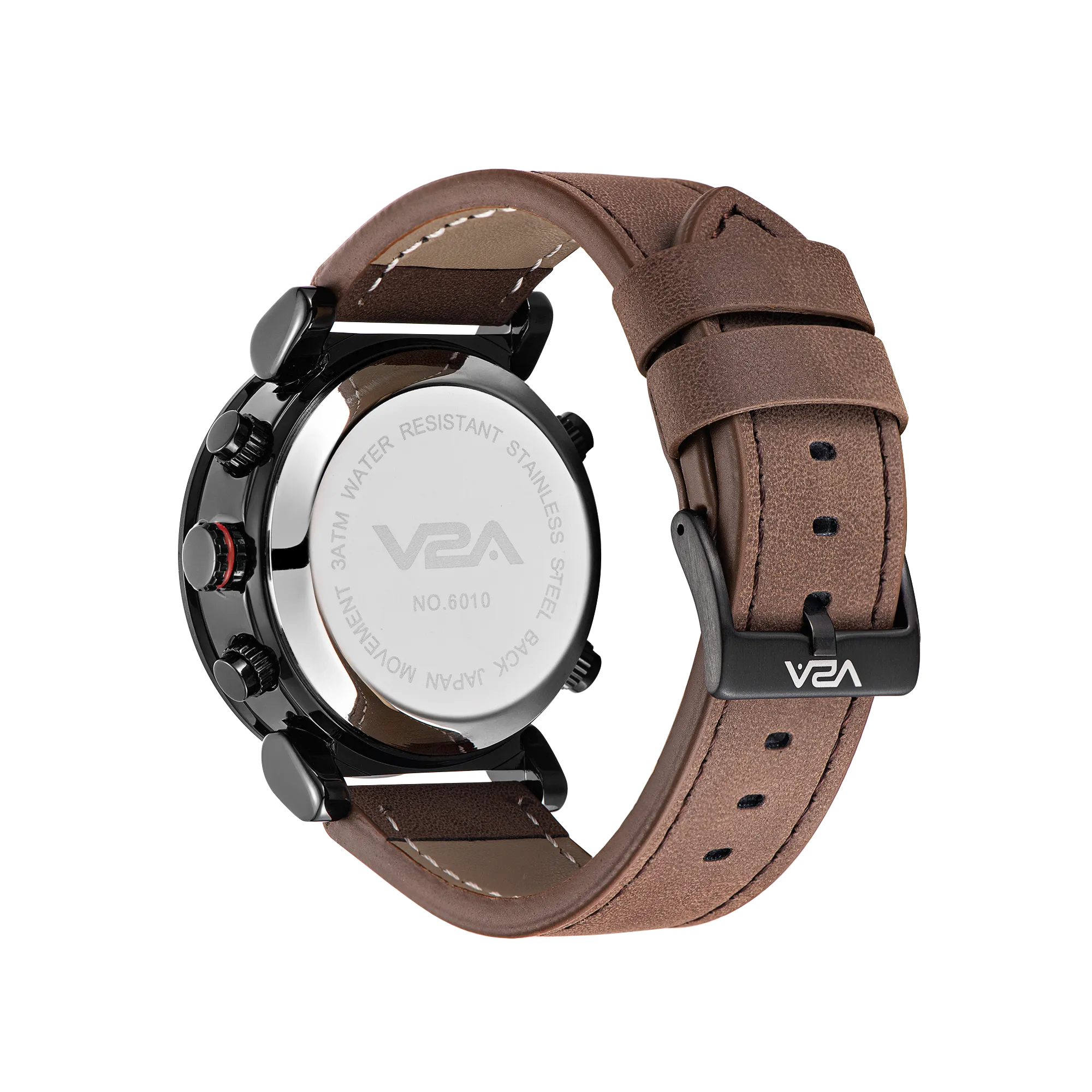 V2A Alloy Case and Genuine Leather Band Analog Digital Fashion Watch for Men Latest Men’s Watch | Gifts for Men | Gift for Brother | Gift for Husband | Birthday Gifts