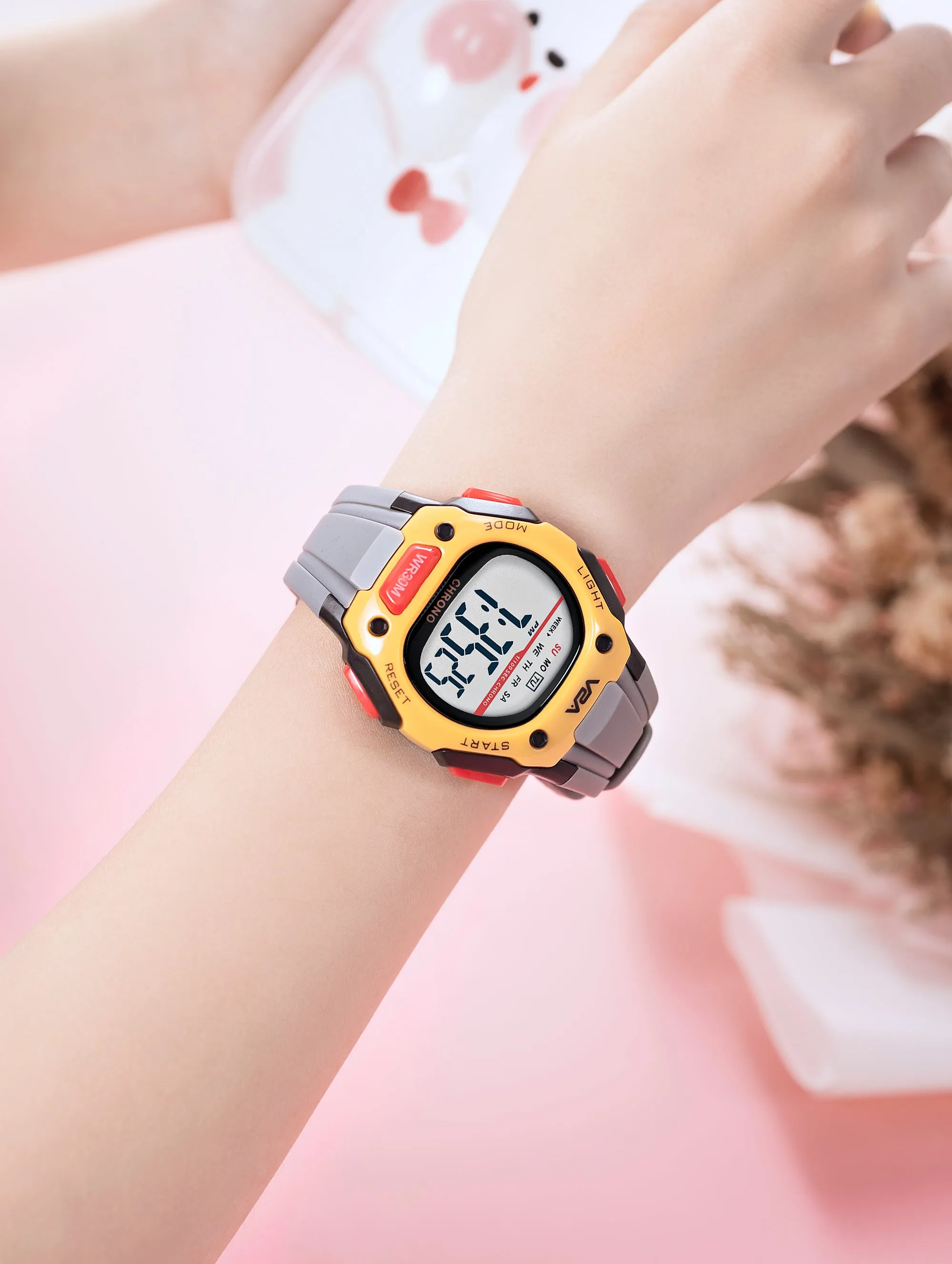 V2A Digital Water Resistant Kids Blue and Orange Sports Watch for Boys | Watch for Kids Boys | Kids Watches for Boys | Watches for Kids boy