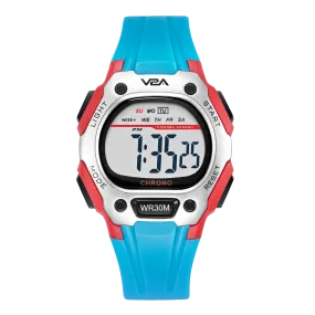 V2A Digital Water Resistant Kids Blue and Orange Sports Watch for Boys | Watch for Kids Boys | Kids Watches for Boys | Watches for Kids boy