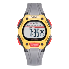 V2A Digital Water Resistant Kids Blue and Orange Sports Watch for Boys | Watch for Kids Boys | Kids Watches for Boys | Watches for Kids boy