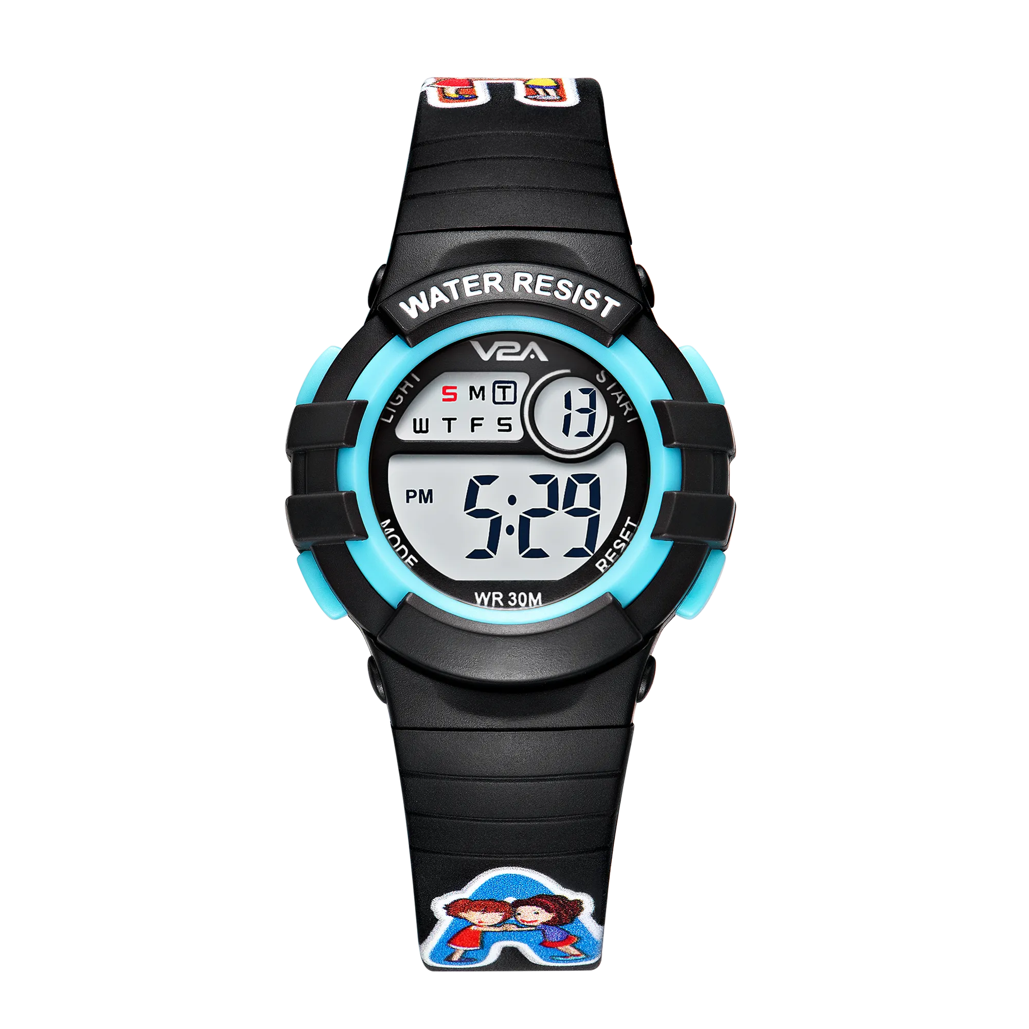 V2A Girls Kids Watch - Gifts for Girls Age 3-10 30 M Waterproof Digital Sports Watches for 3 4 5 6 7 8 Year Old Girls