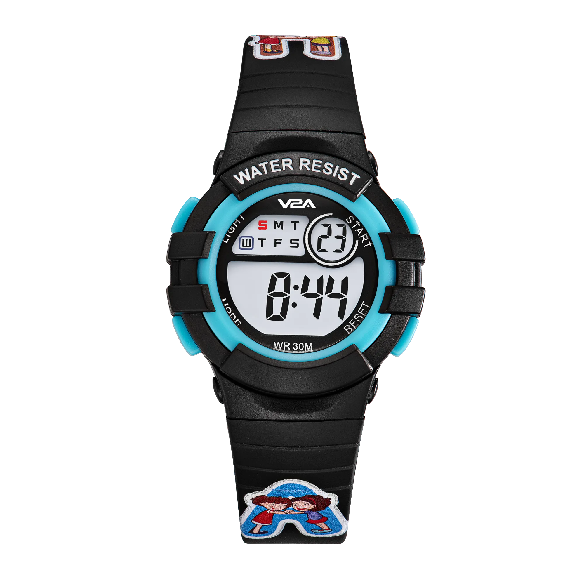 V2A Girls Kids Watch - Gifts for Girls Age 3-10 30 M Waterproof Digital Sports Watches for 3 4 5 6 7 8 Year Old Girls