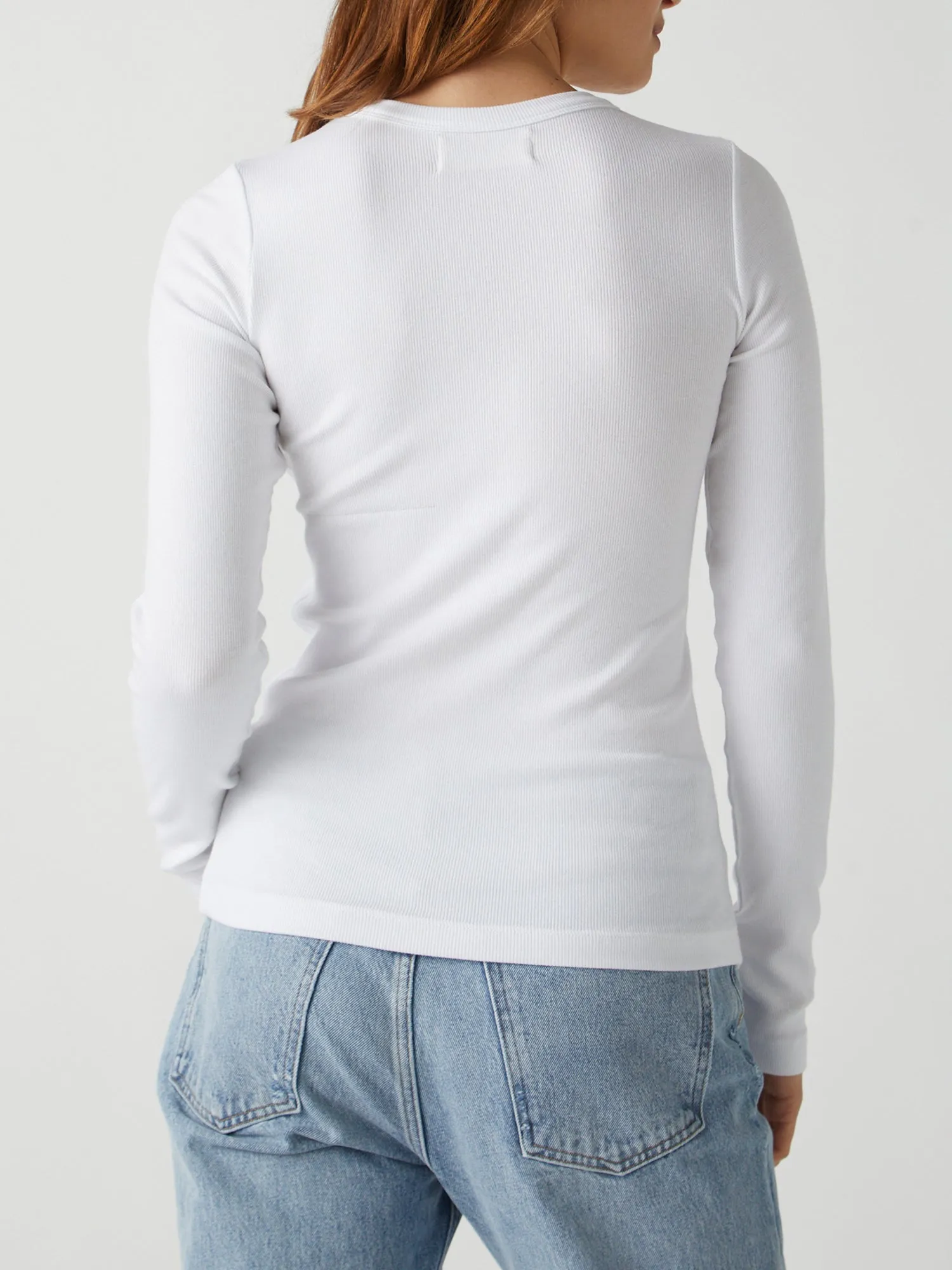 Velvet Modal Rib L/S Top Camino