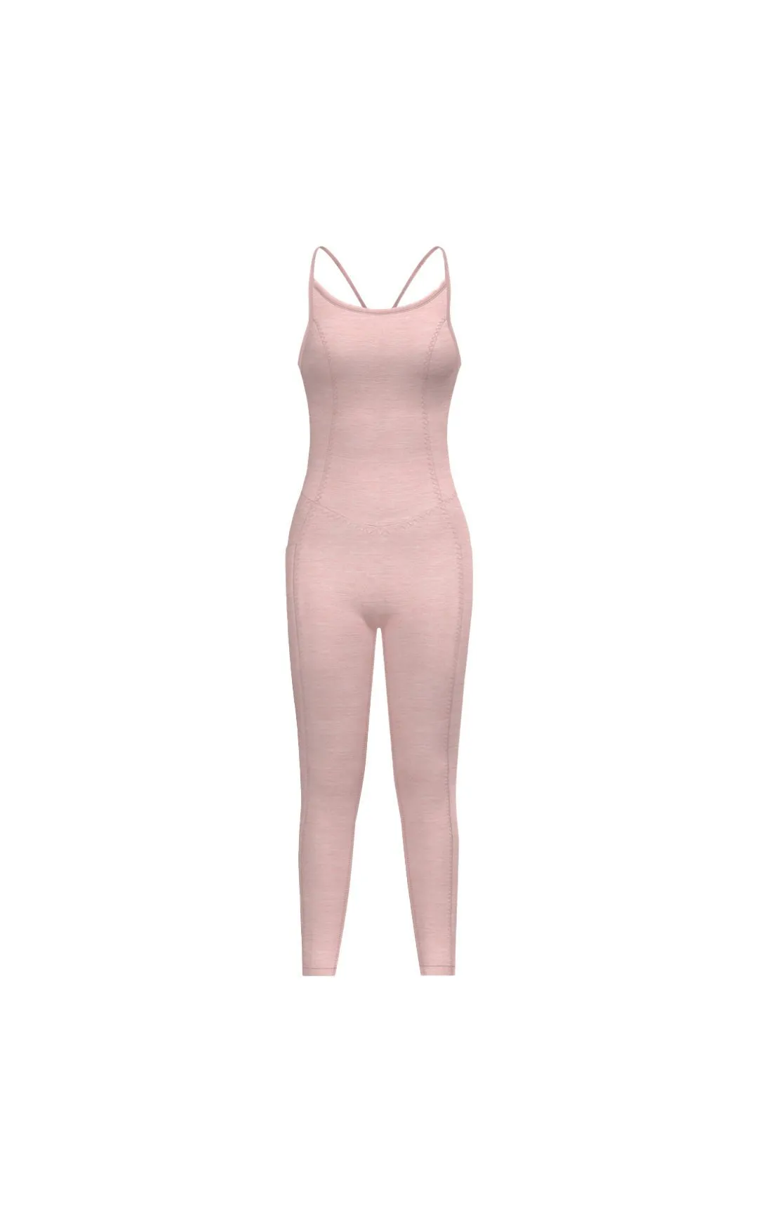 Vitality Daydream Stitch Jumpsuit - Rose Garden